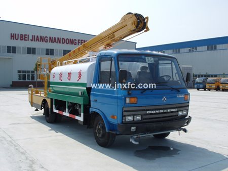 多功能消防車(帶灑水帶平臺)